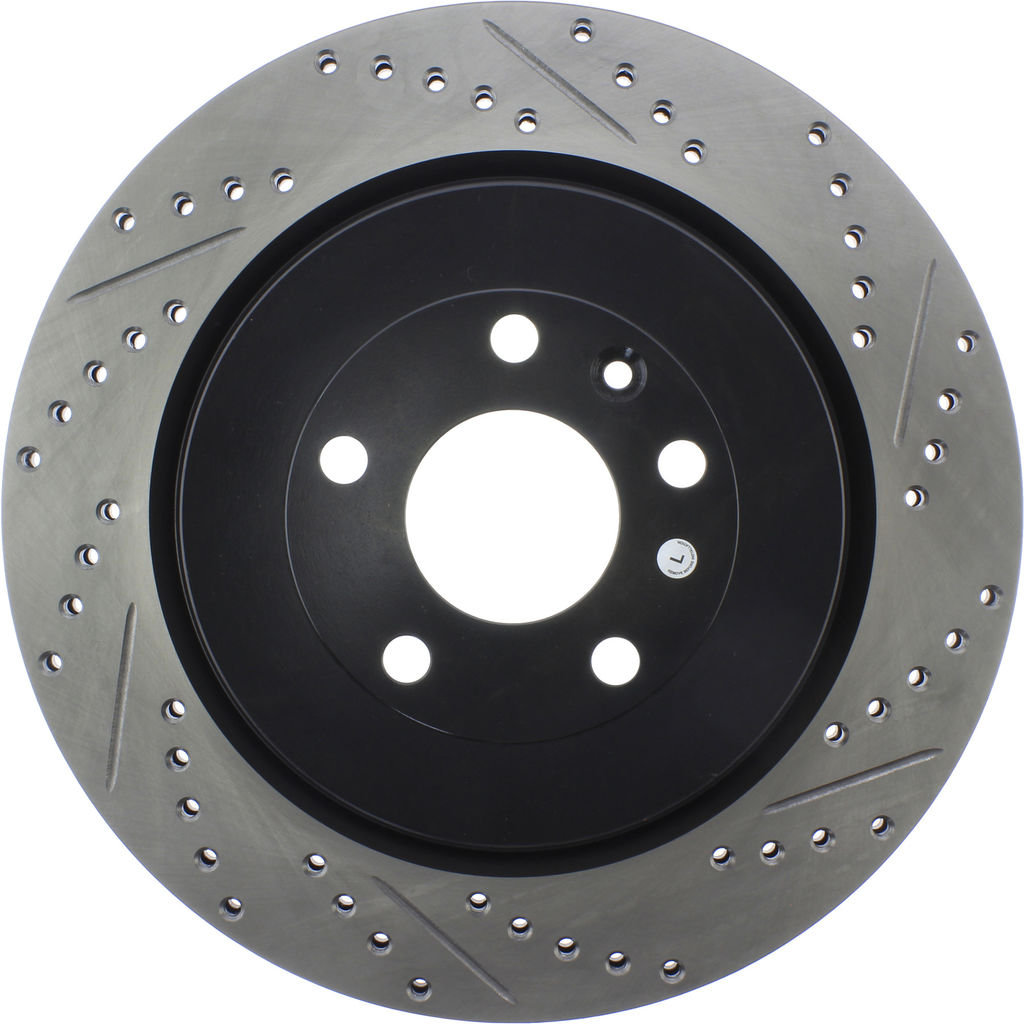 Stoptech 127.65137L - Sport Drilled and Slotted Brake Rotor