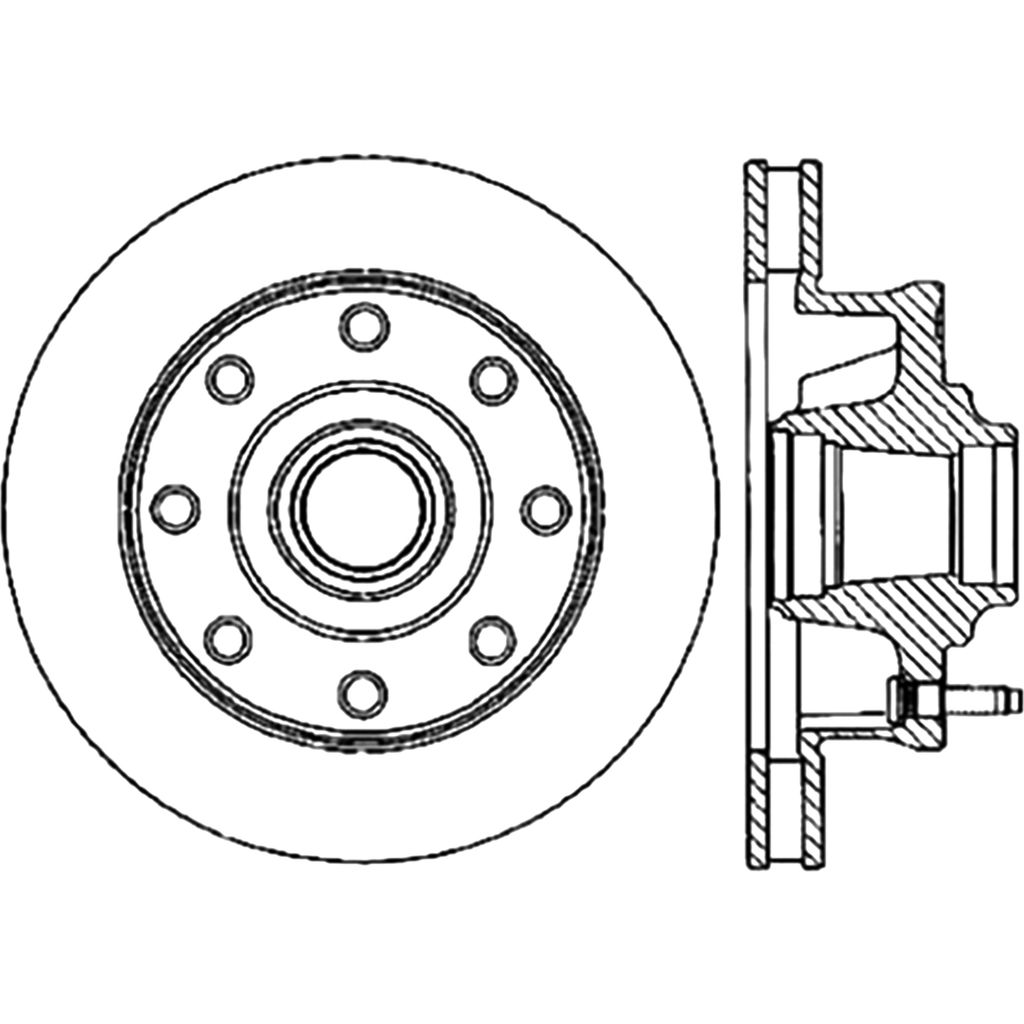 Sport Drilled and Slotted Brake Rotor
