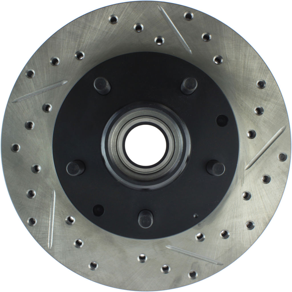 Stoptech 127.66017L - Sport Drilled and Slotted Brake Rotor