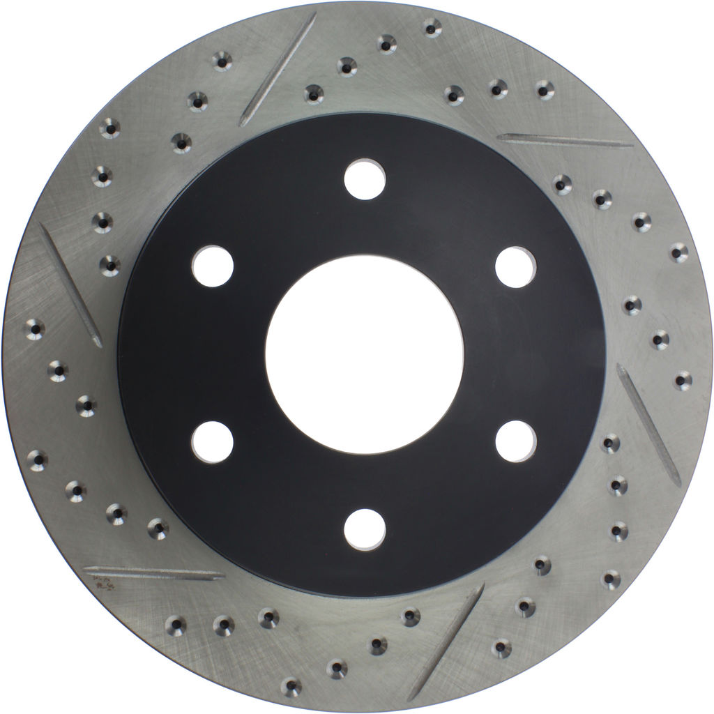 Stoptech 127.66040R - Sport Drilled and Slotted Brake Rotor