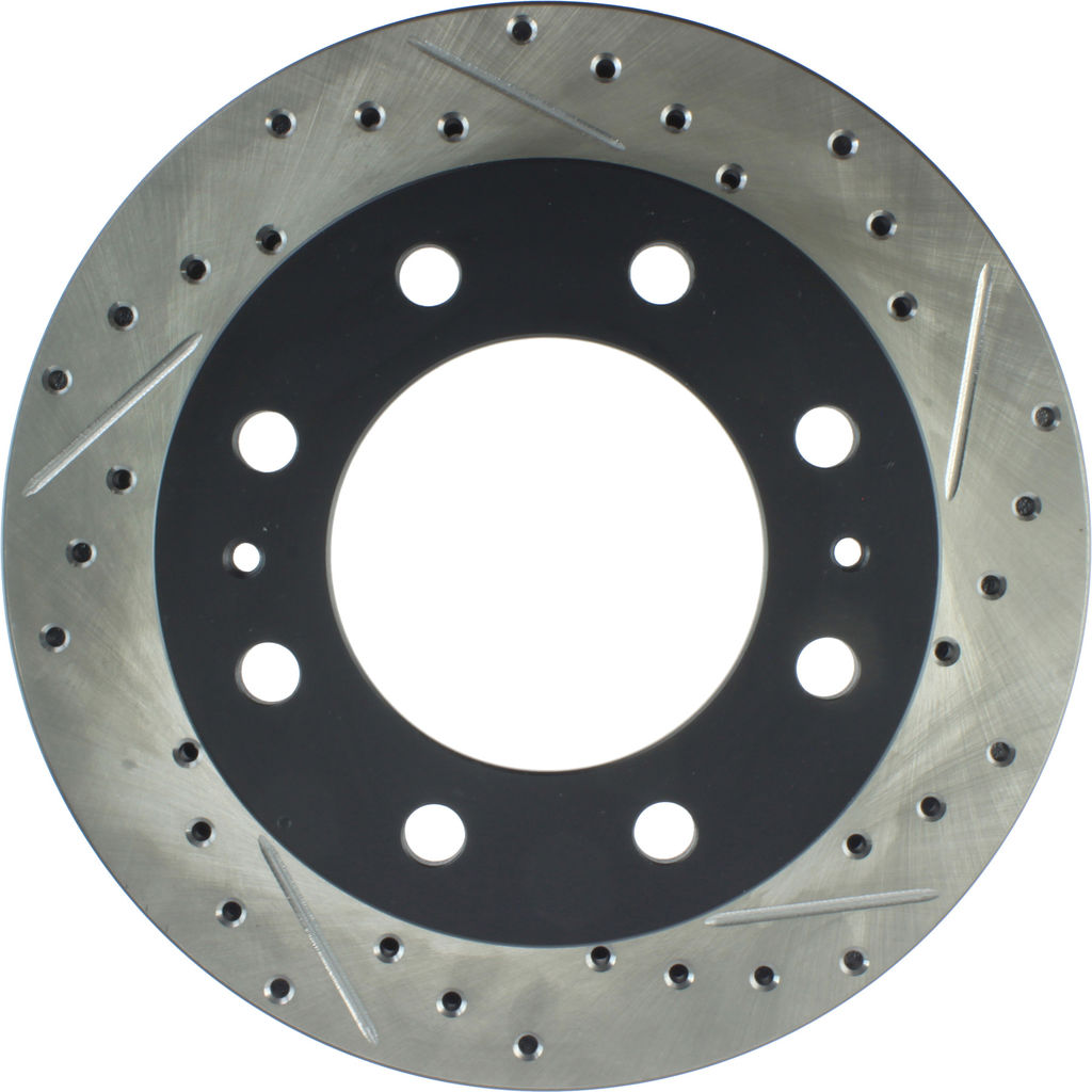 Stoptech 127.66042L - Sport Drilled and Slotted Brake Rotor