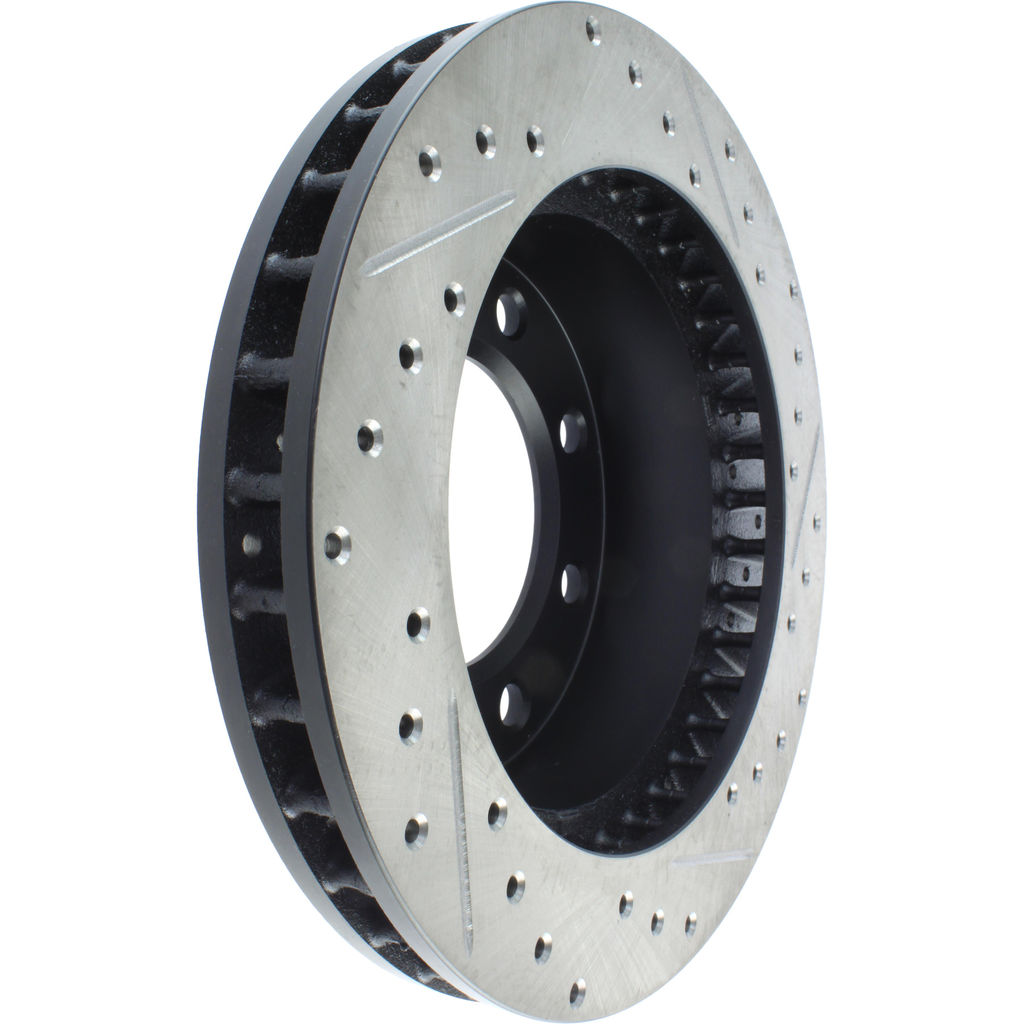 Stoptech 127.66042R - Sport Drilled and Slotted Brake Rotor