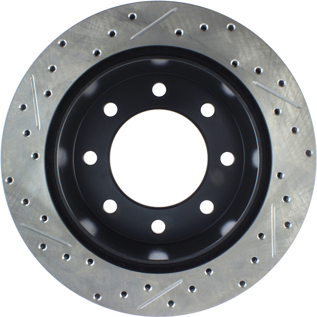 Stoptech 127.66043L - Sport Drilled and Slotted Brake Rotor