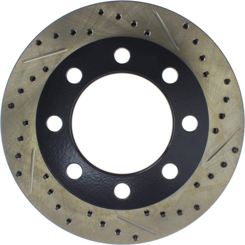 Stoptech 127.67024L - Sport Drilled and Slotted Brake Rotor