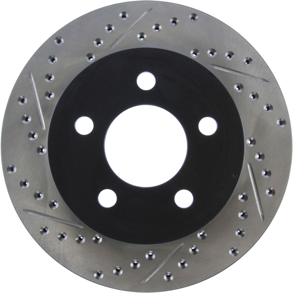 Stoptech 127.67045R - Sport Drilled and Slotted Brake Rotor