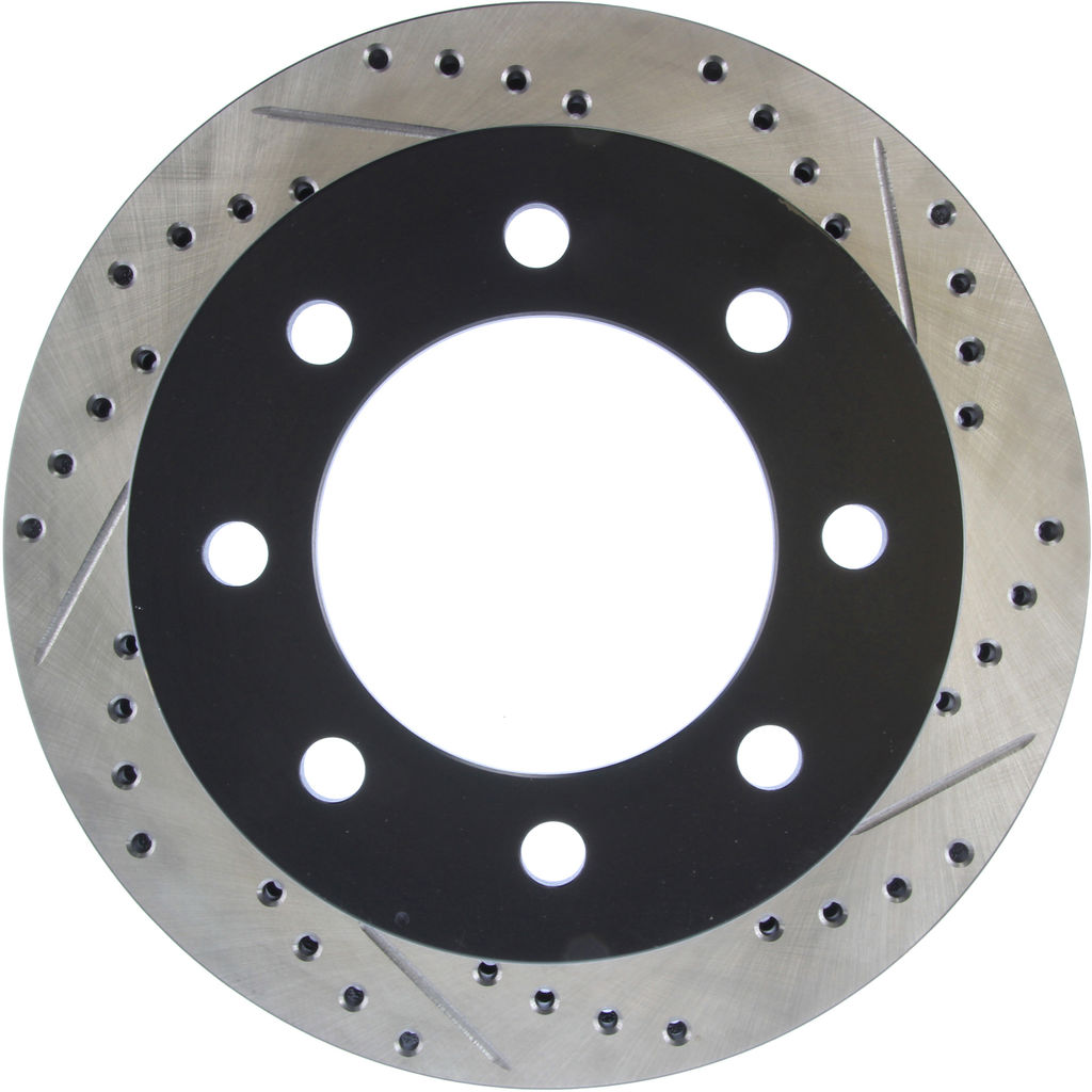 Stoptech 127.67046L - Sport Drilled and Slotted Brake Rotor