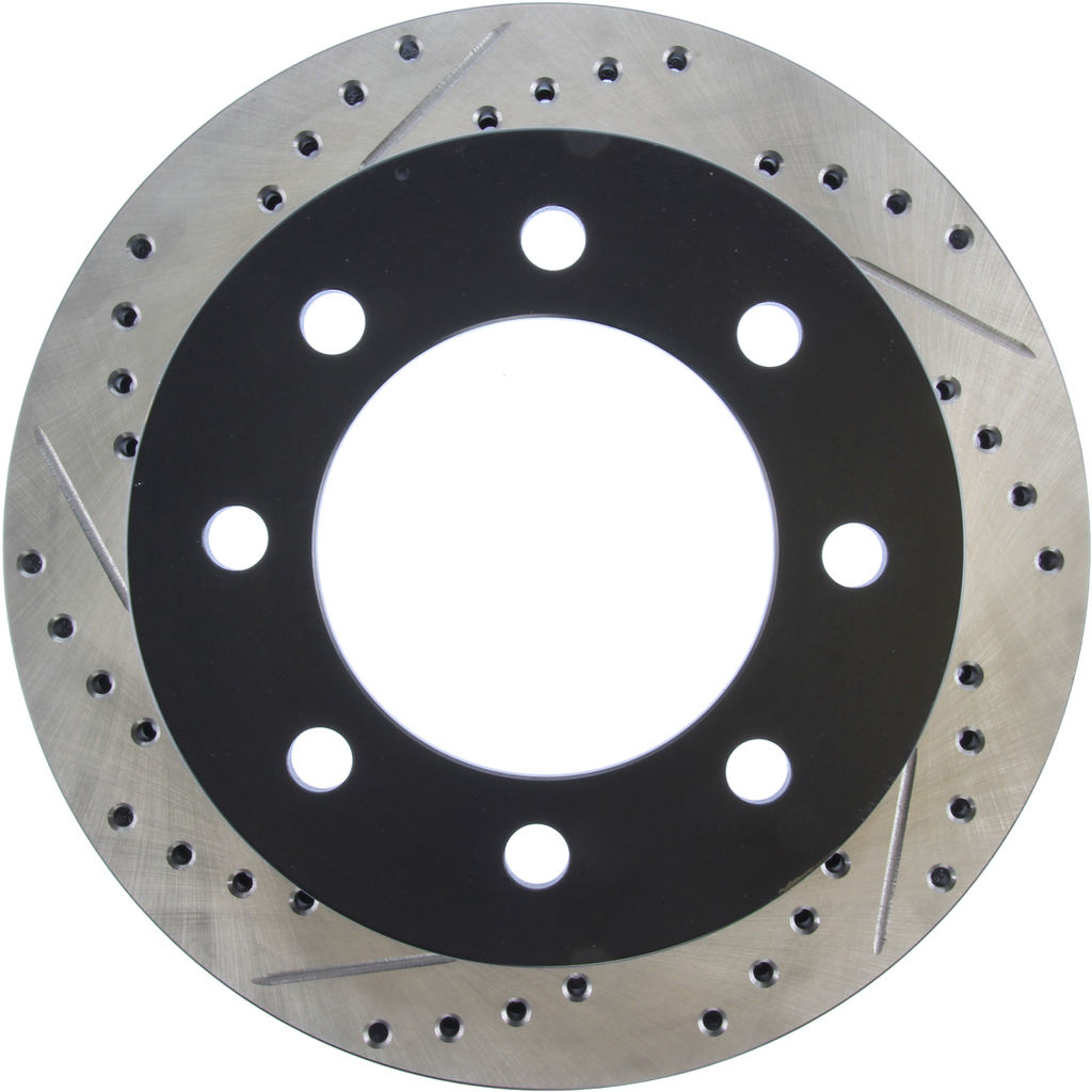 Stoptech 127.67046R - Sport Drilled and Slotted Brake Rotor