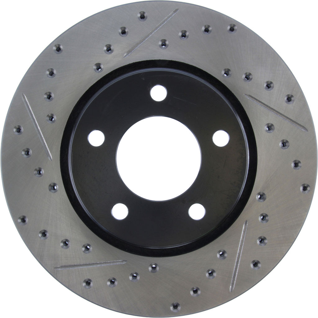 Stoptech 127.67049R - Sport Drilled and Slotted Brake Rotor