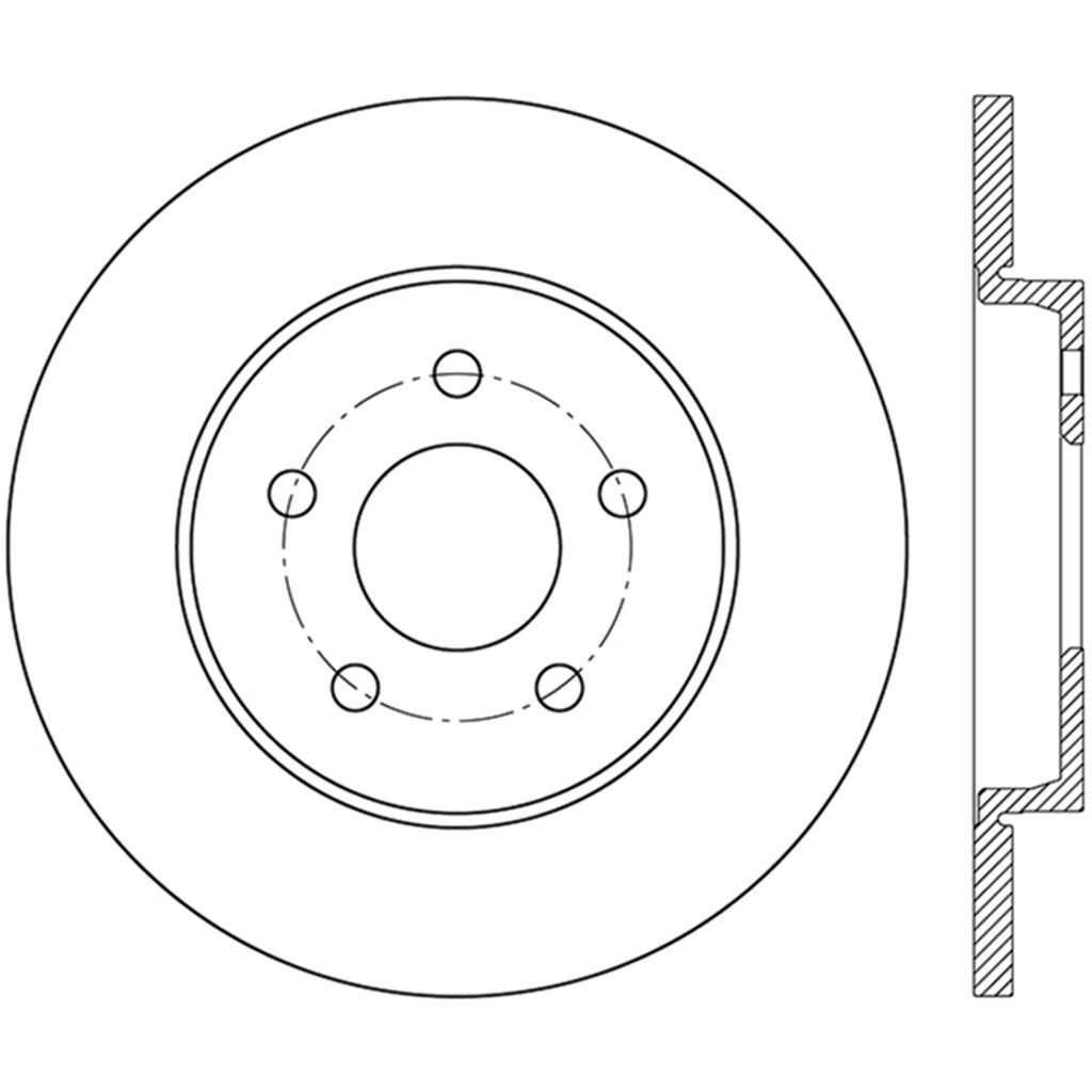 Sport Cross Drilled Brake Rotor