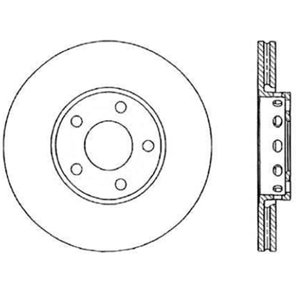 Sport Cross Drilled Brake Rotor