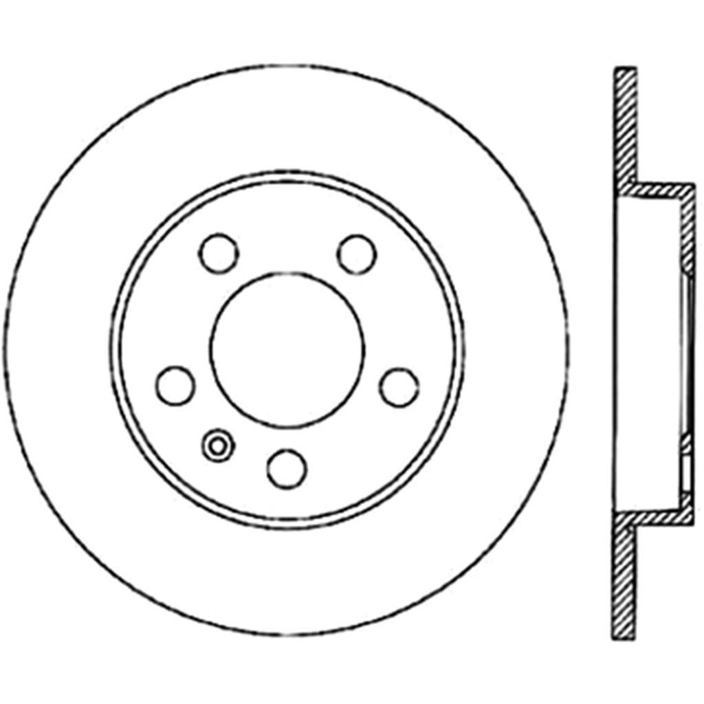 Stoptech 128.33068CR - Sportstop Cryo Sport Drilled Brake Rotor