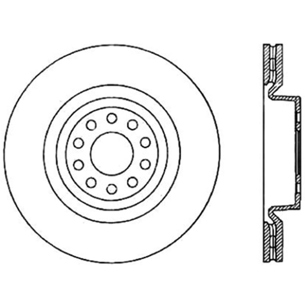 Sport Cross Drilled Brake Rotor