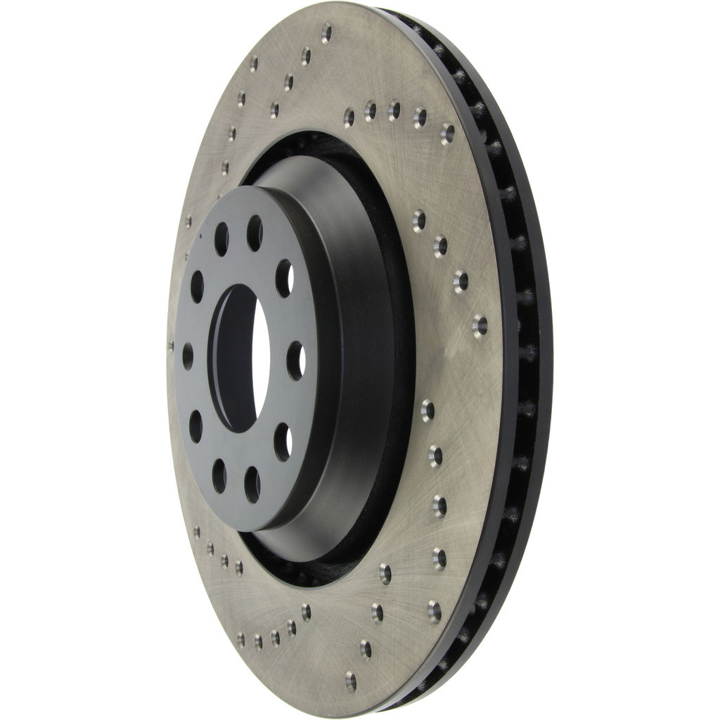 Stoptech 128.33113R - Sport Cross Drilled Brake Rotor