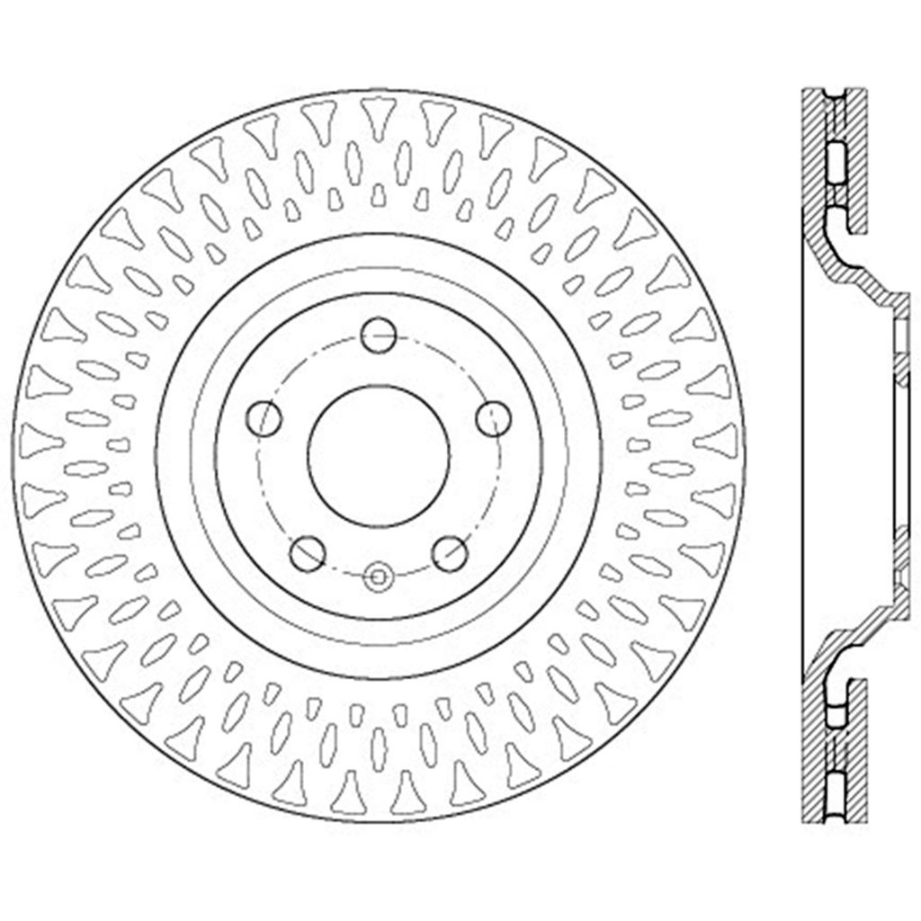 Sport Cross Drilled Brake Rotor