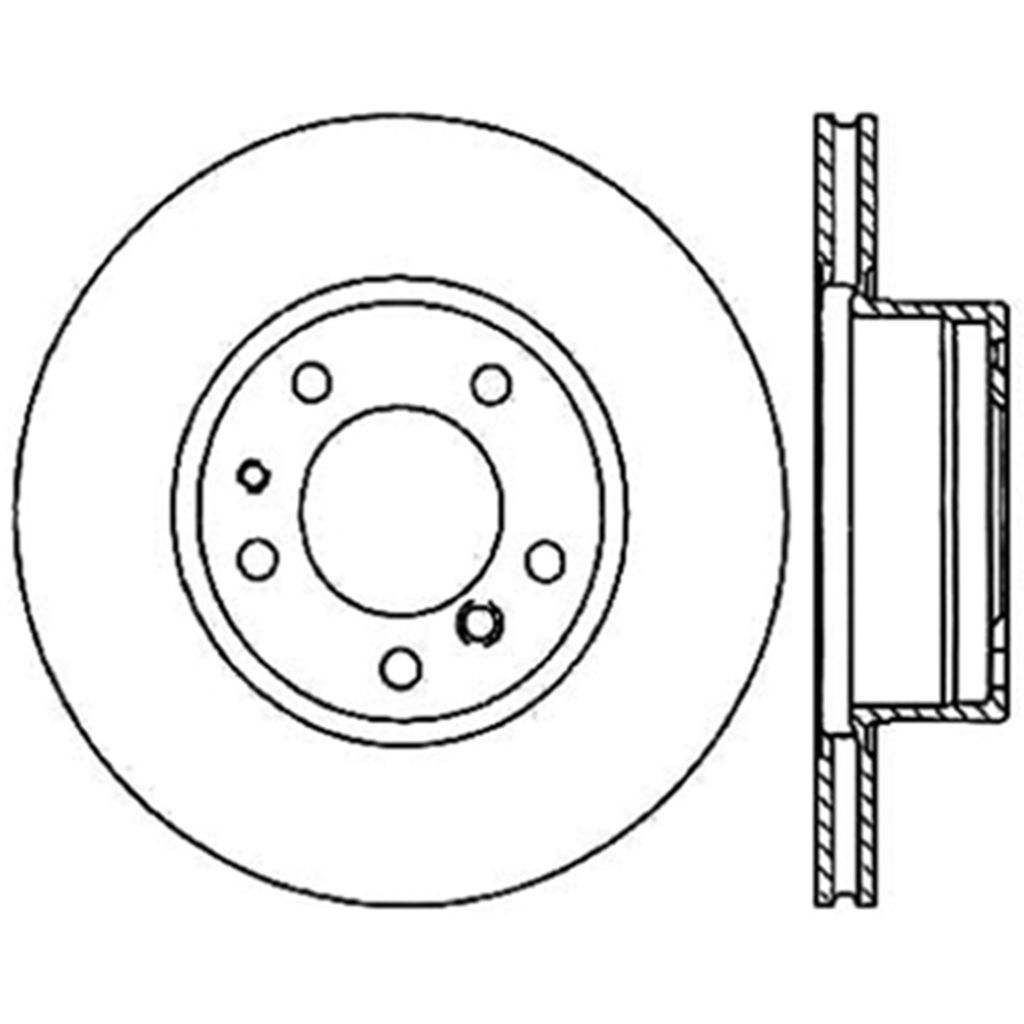 Sport Cross Drilled Brake Rotor