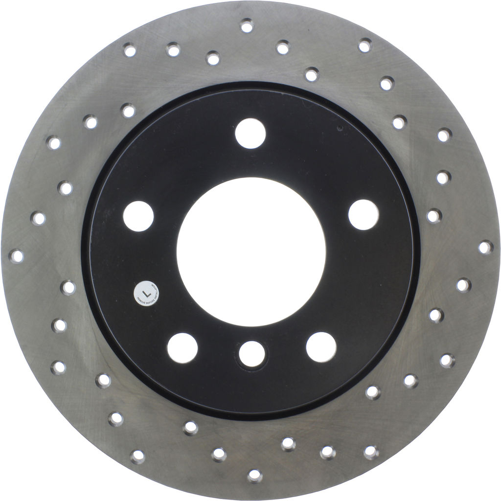 Stoptech 128.34030L - Sport Cross Drilled Brake Rotor