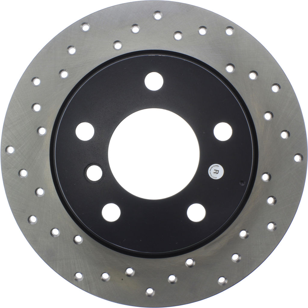 Stoptech 128.34030R - Sport Cross Drilled Brake Rotor