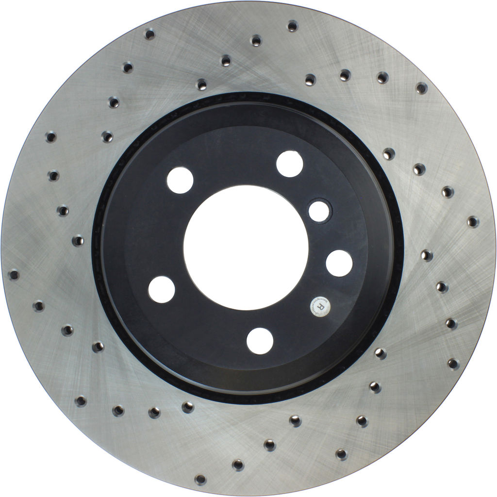 Stoptech 128.34065R - Sport Cross Drilled Brake Rotor