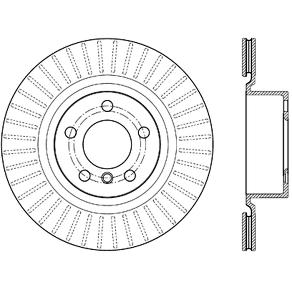 Sport Cross Drilled Brake Rotor