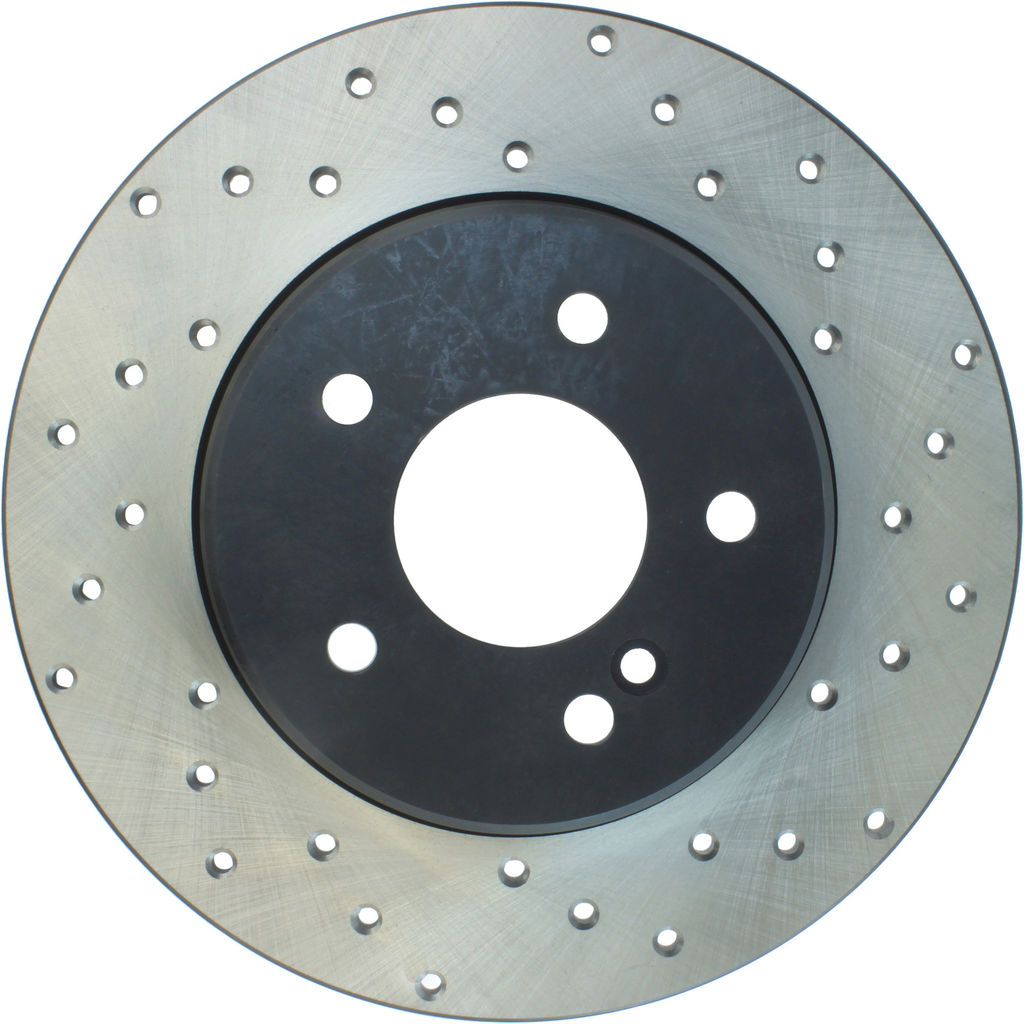 Stoptech 128.35034L - Sport Cross Drilled Brake Rotor