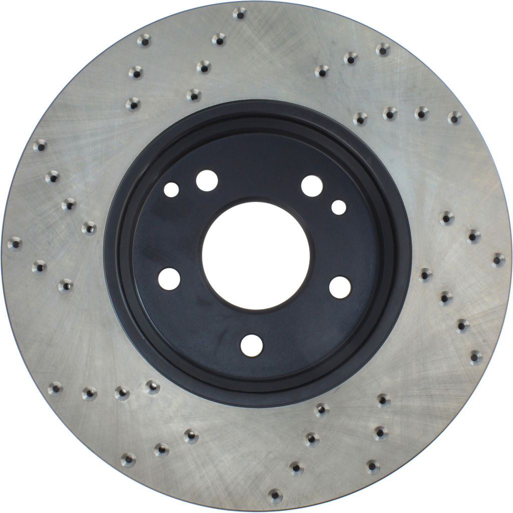 Stoptech 128.35058L - Sport Cross Drilled Brake Rotor