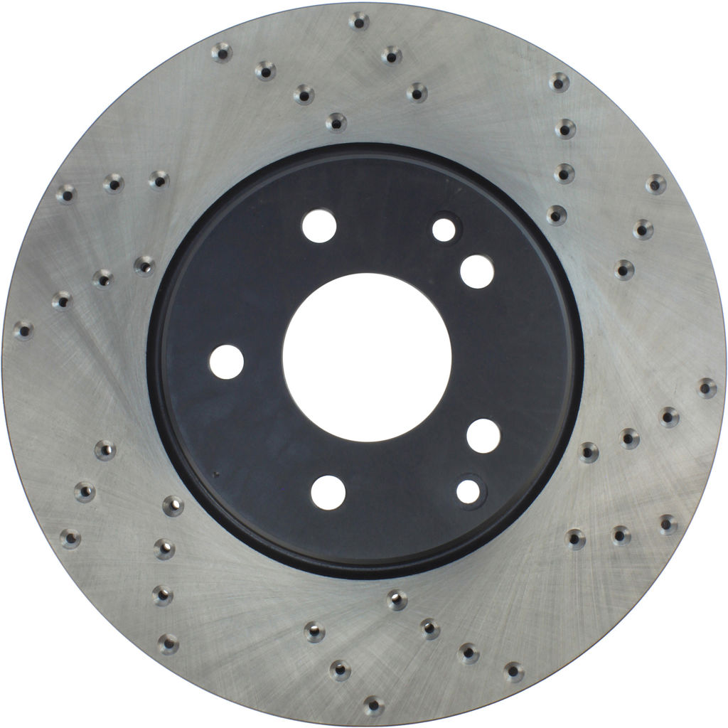 Stoptech 128.35058L - Sport Cross Drilled Brake Rotor