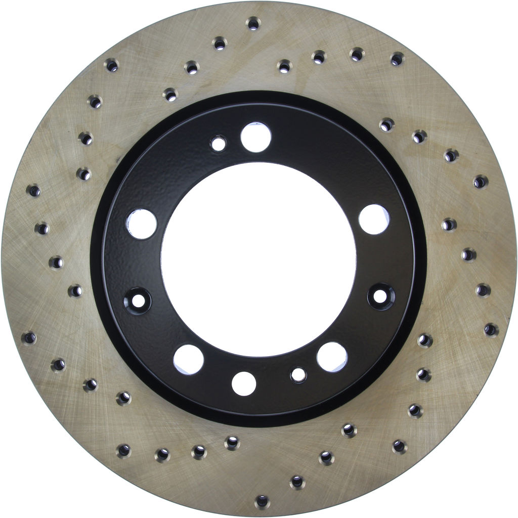 Stoptech 128.37021R - Sport Cross Drilled Brake Rotor