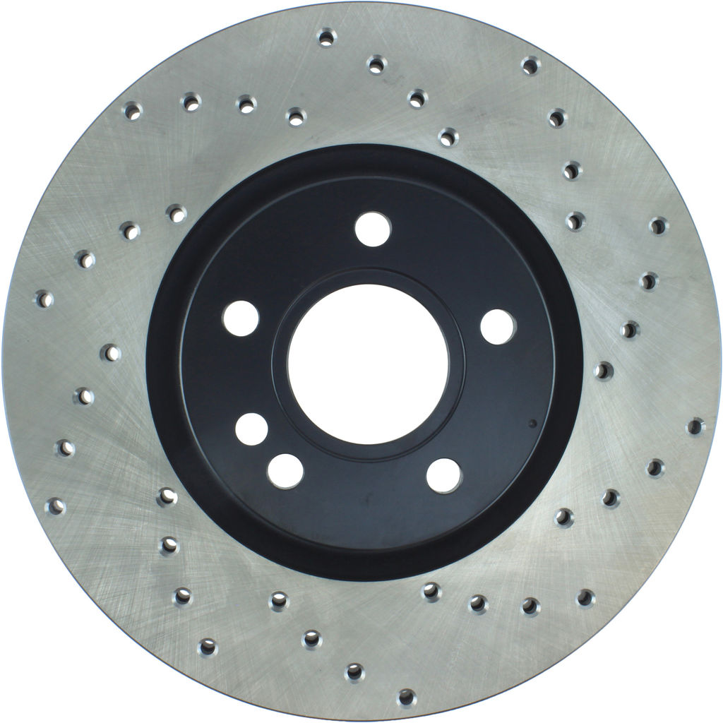 Stoptech 128.39037L - Sport Cross Drilled Brake Rotor