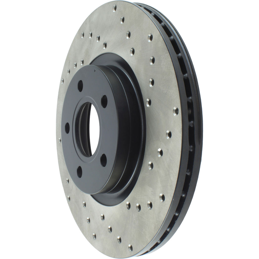 Stoptech 128.39037L - Sport Cross Drilled Brake Rotor