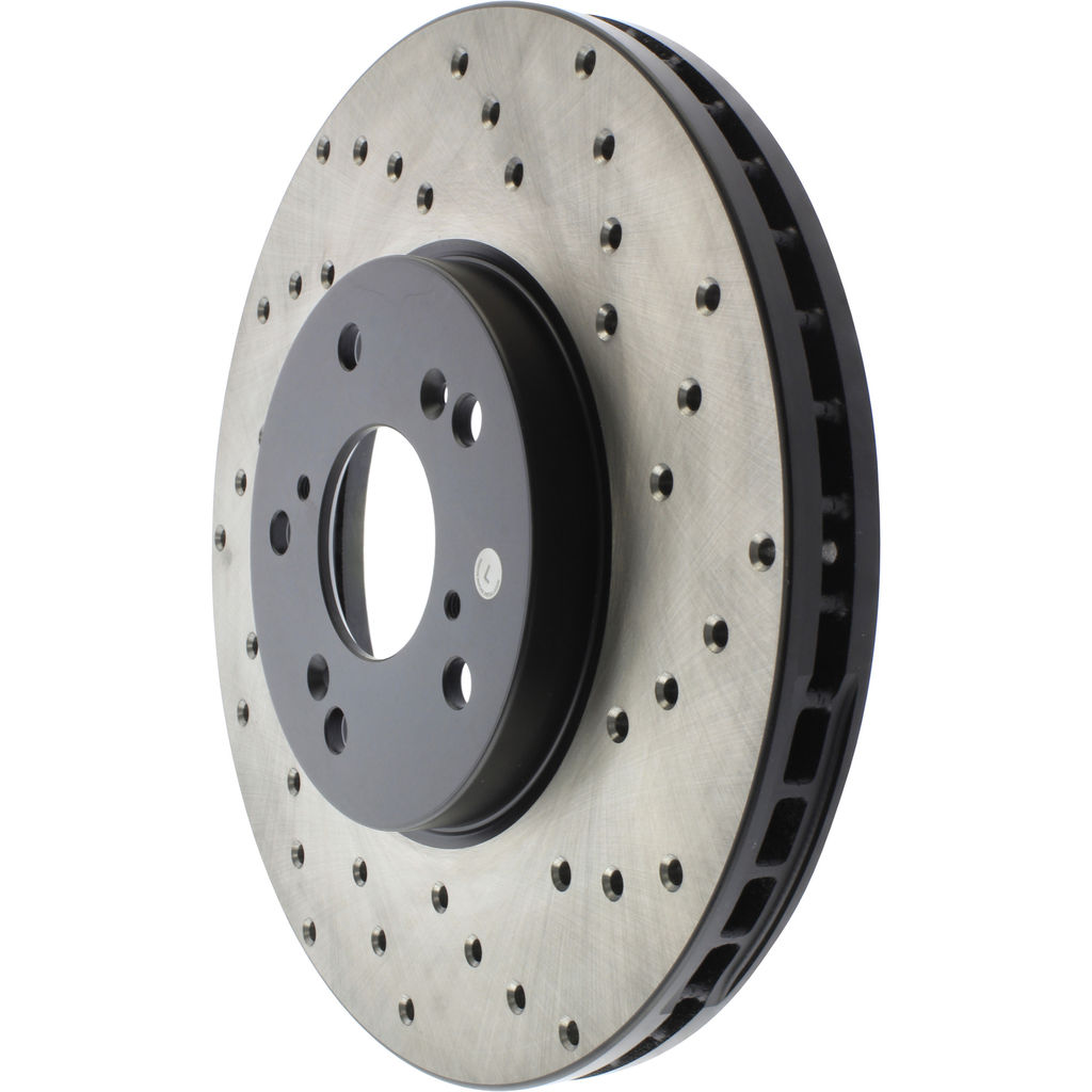 Stoptech 128.40046L - Sport Cross Drilled Brake Rotor