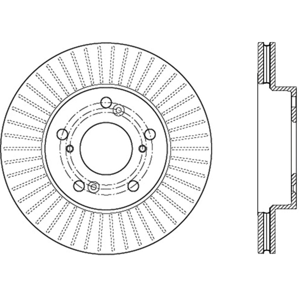 Sport Cross Drilled Brake Rotor