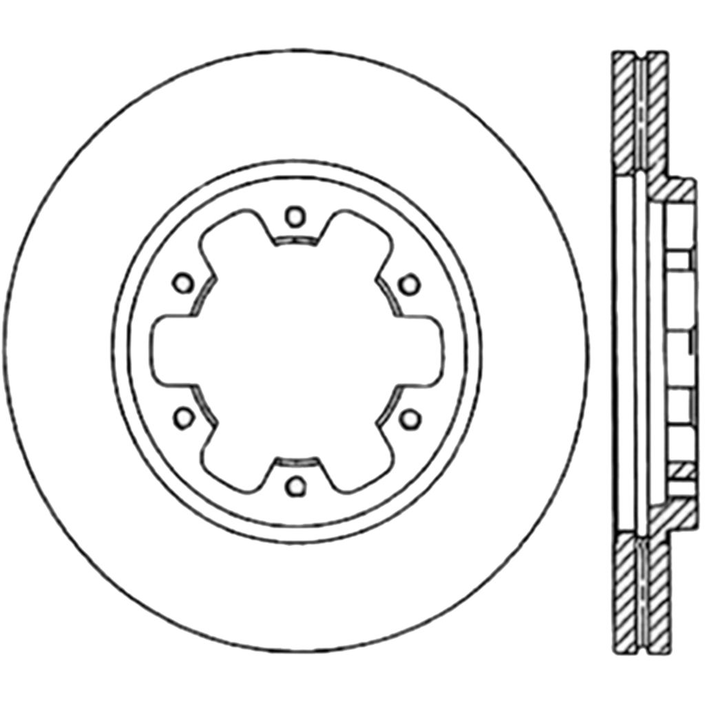 Sport Cross Drilled Brake Rotor