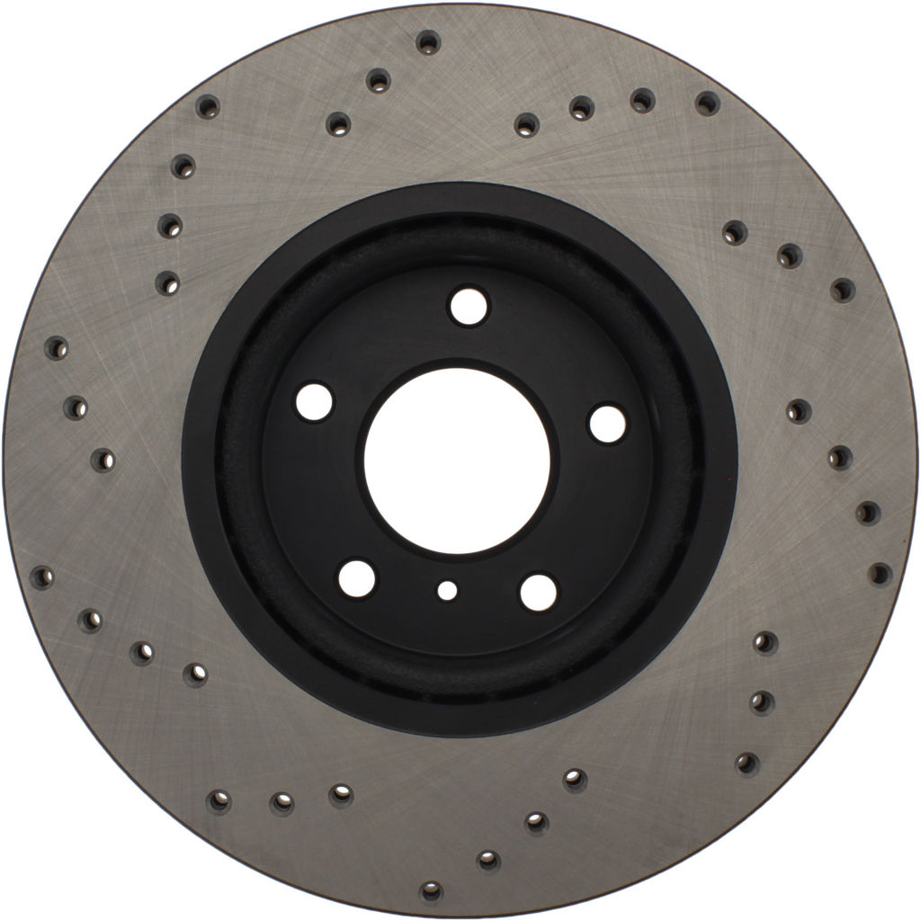 Stoptech 128.42080L - Sport Cross Drilled Brake Rotor