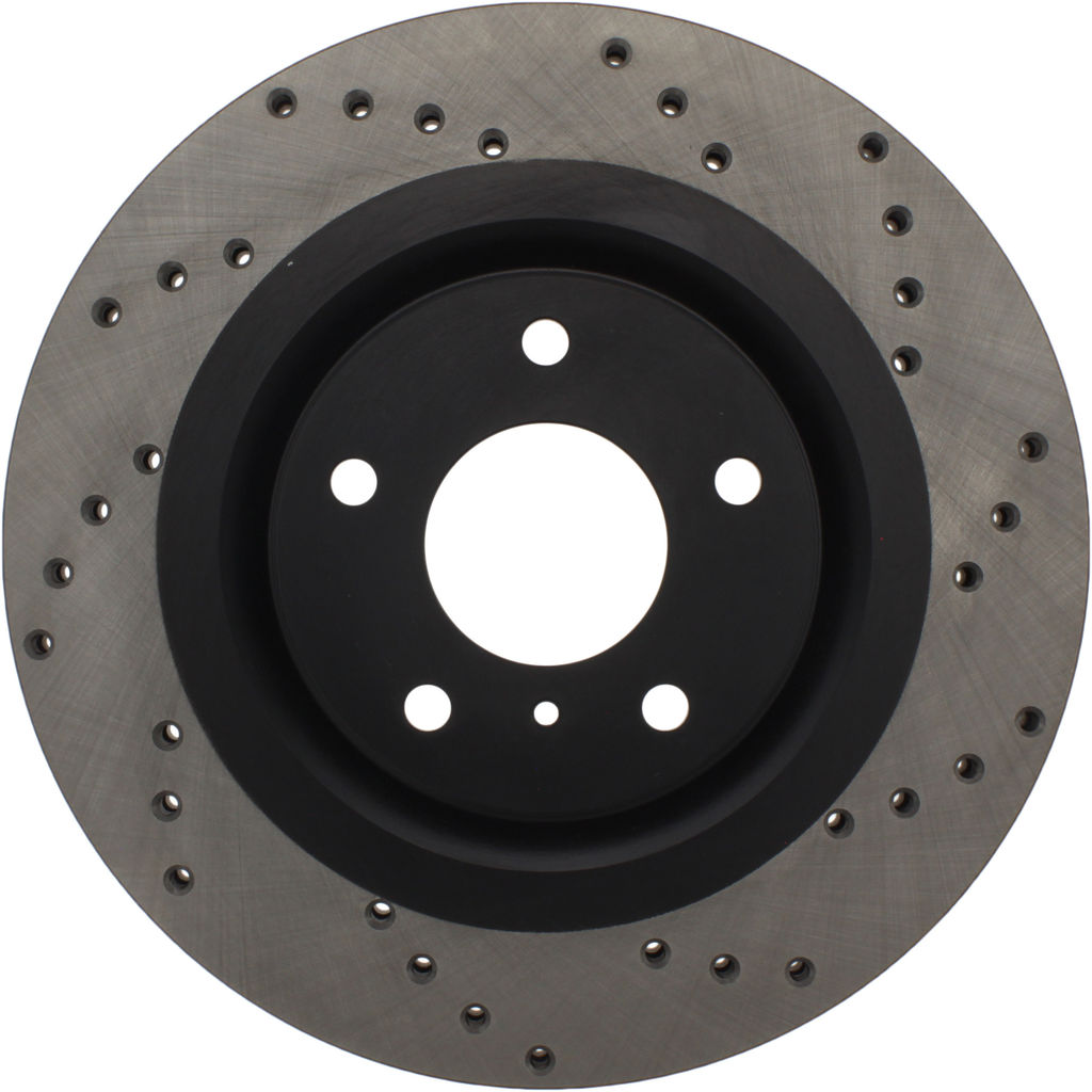 Stoptech 128.42080L - Sport Cross Drilled Brake Rotor