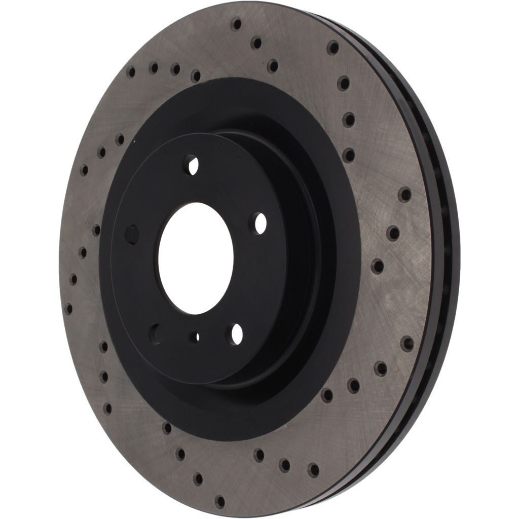 Stoptech 128.42080R - Sport Cross Drilled Brake Rotor