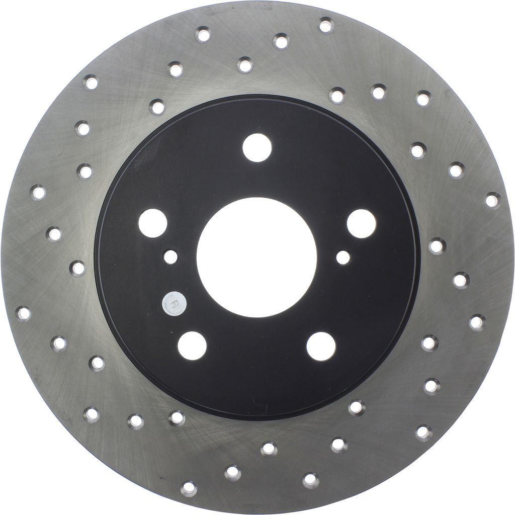 Stoptech 128.44161R - Sport Cross Drilled Brake Rotor