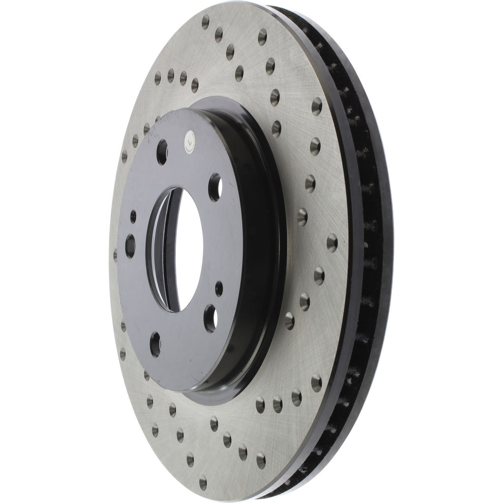 Stoptech 128.46061L - Sport Cross Drilled Brake Rotor