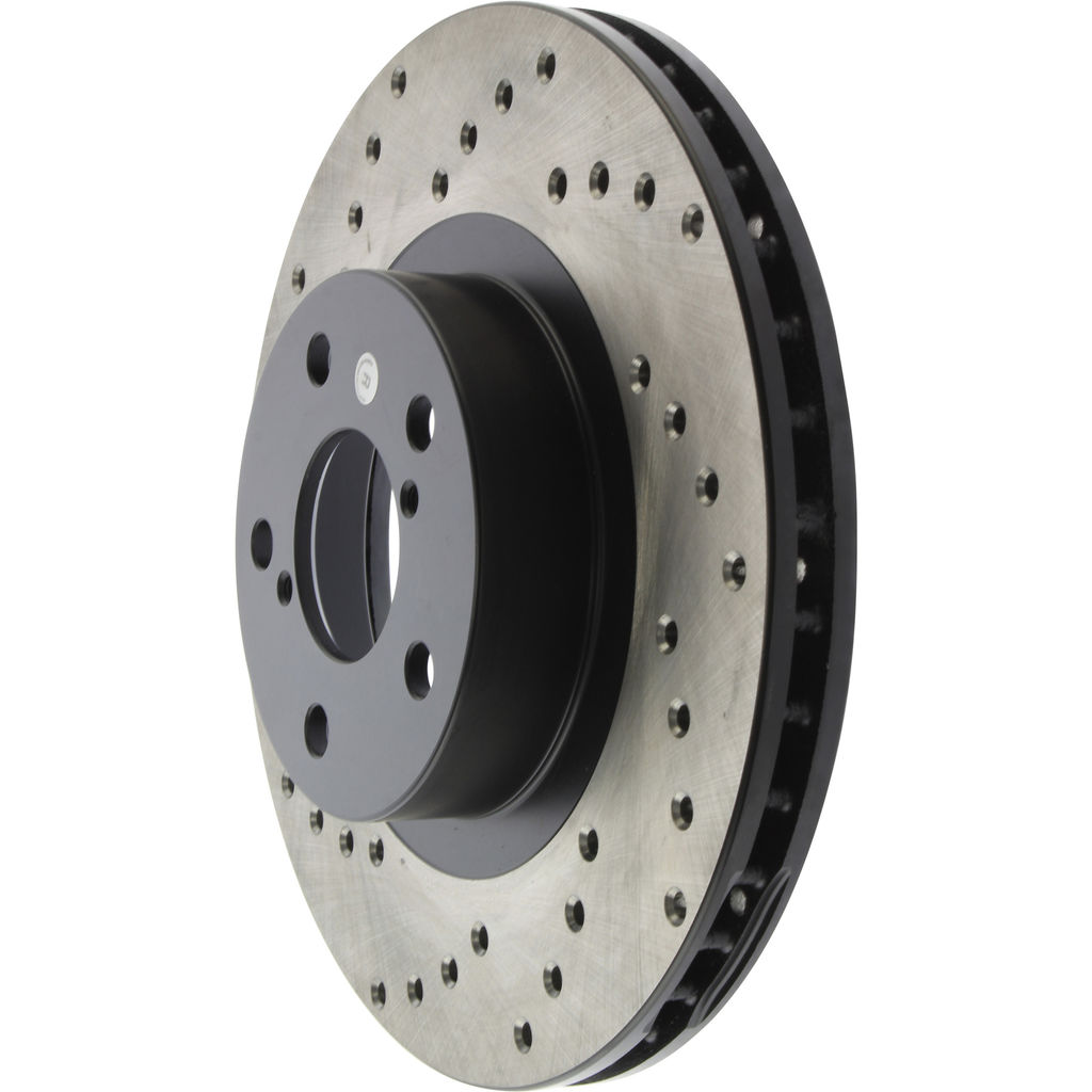 Stoptech 128.47012R - Sport Cross Drilled Brake Rotor