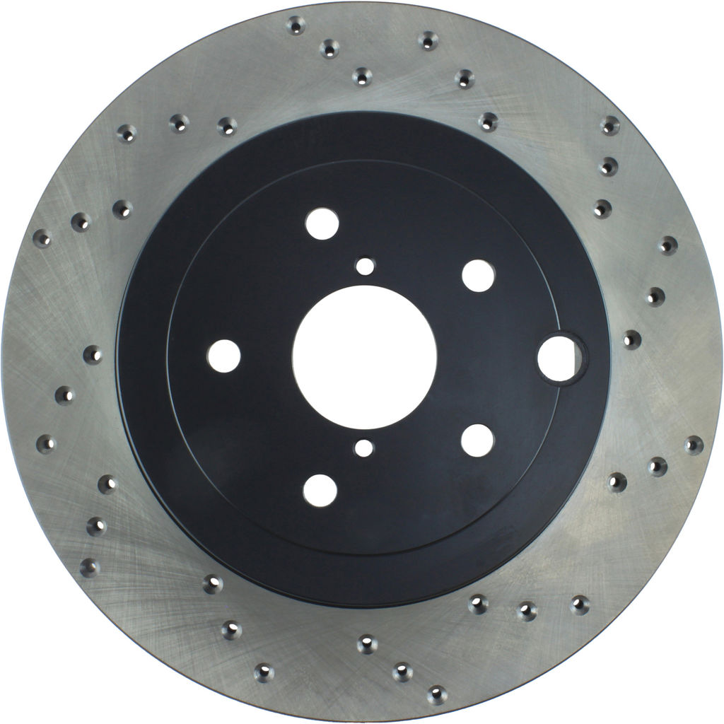 Stoptech 128.47030L - Sport Cross Drilled Brake Rotor