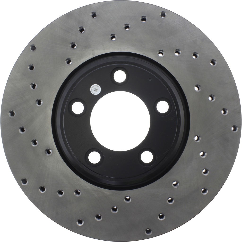 Stoptech 128.61060R - Sport Cross Drilled Brake Rotor