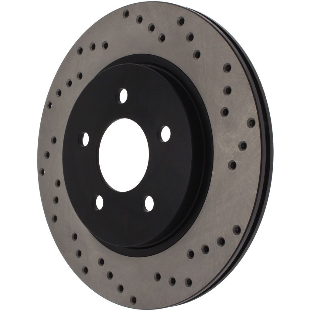Stoptech 128.61087L - Sport Cross Drilled Brake Rotor