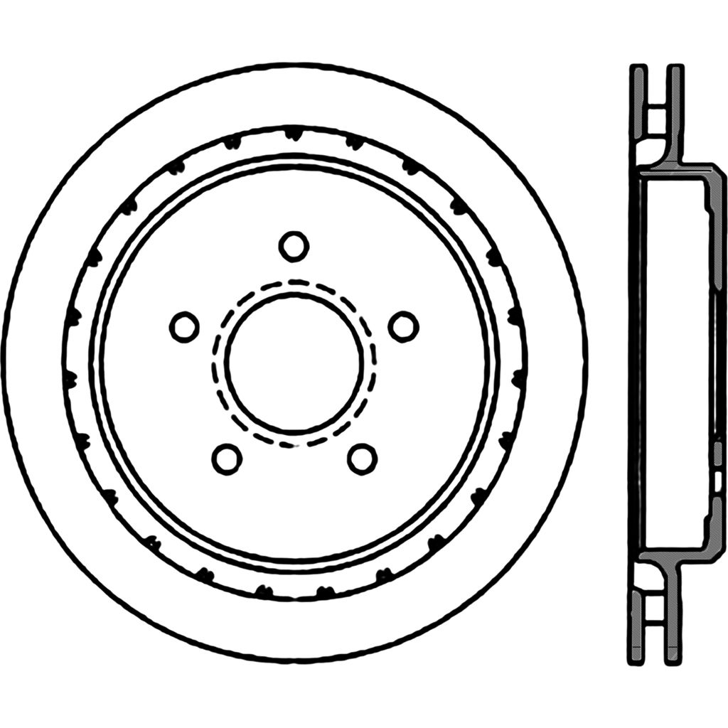 Sport Cross Drilled Brake Rotor