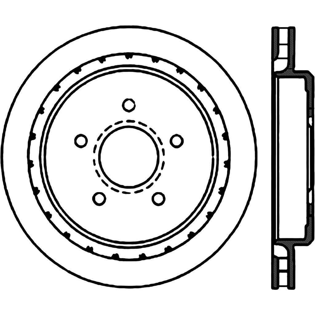 Sport Cross Drilled Brake Rotor
