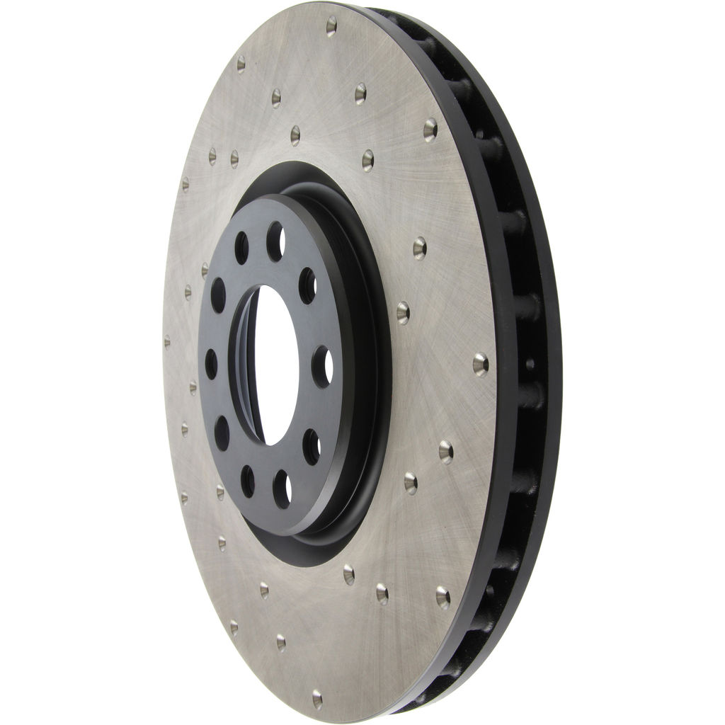 Stoptech 128.63080L - Sport Cross Drilled Brake Rotor