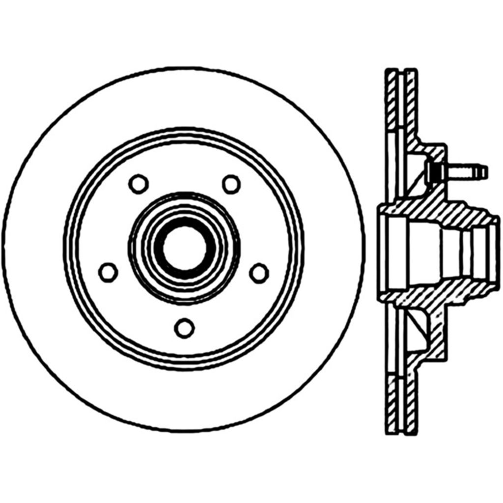 Sport Cross Disc Brake Rotor, Drilled