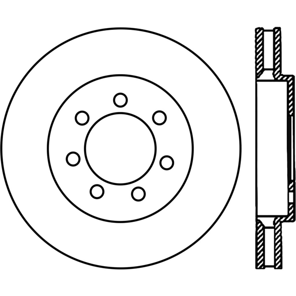 Sport Cross Drilled Brake Rotor