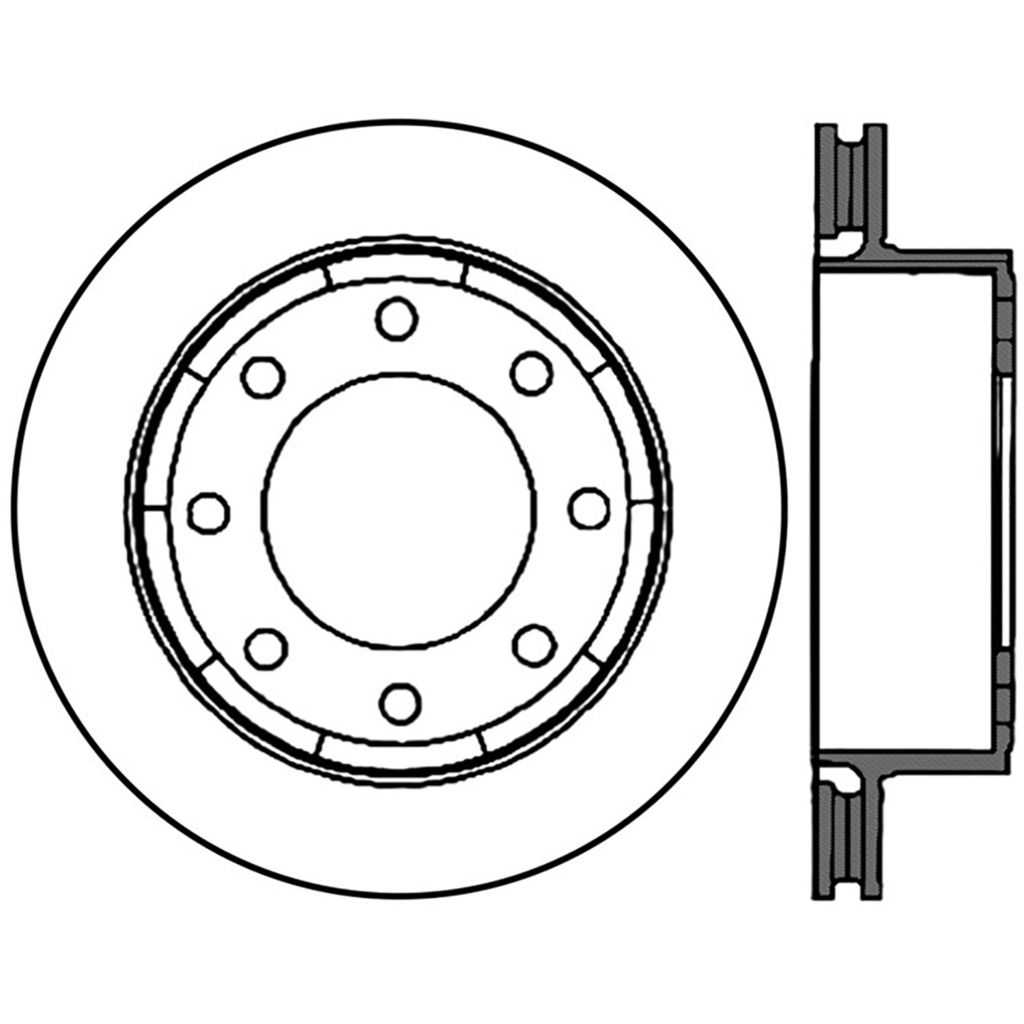 Stoptech 128.66043CR - Sportstop Cryo Sport Drilled Brake Rotor