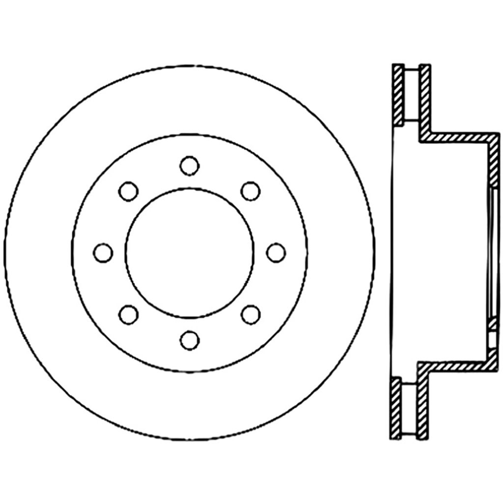 Sport Cross Drilled Brake Rotor