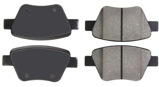 Stoptech 309.14560 - Sport Brake Pads with Shims and Hardware, 2 Wheel Set