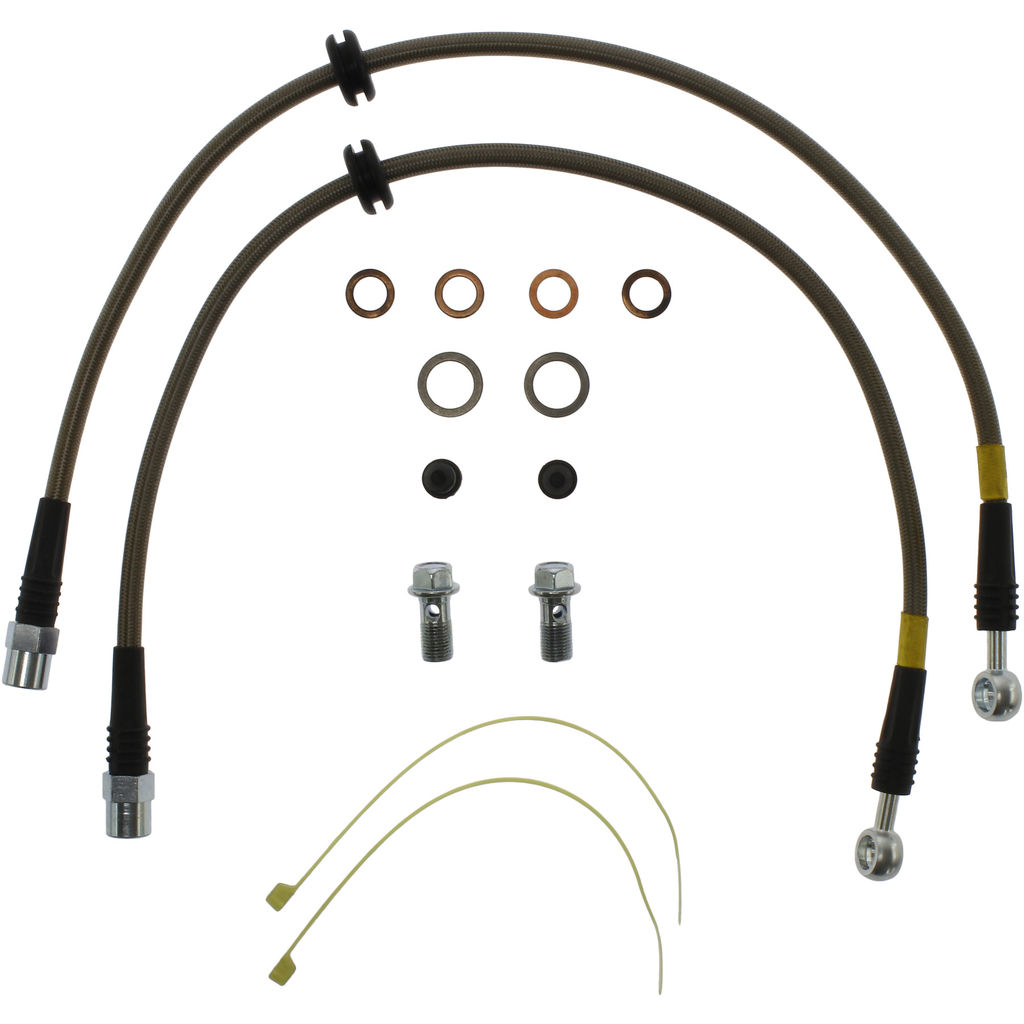 Stoptech 950.34004 - Brake Line Kit, Stainless Steel, 2-Wheel Set